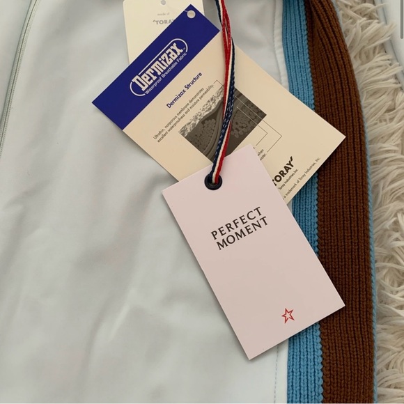 NWT perfect moment striped belted ski suit - Picture 6 of 8